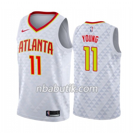 NBA Mænd Trøje Atlanta Hawks Trae Young 11 Nike 2019-20 Association Edition Swingman